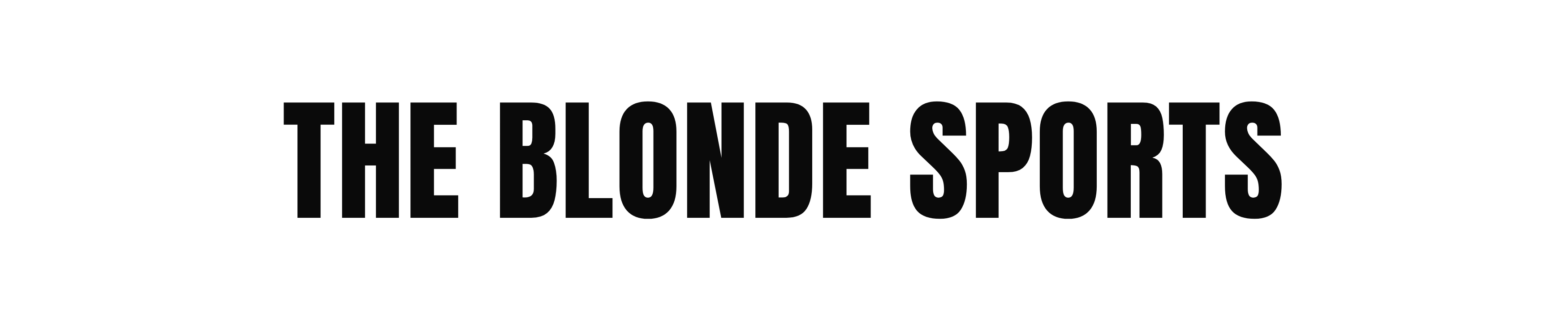 The Blonde Sports